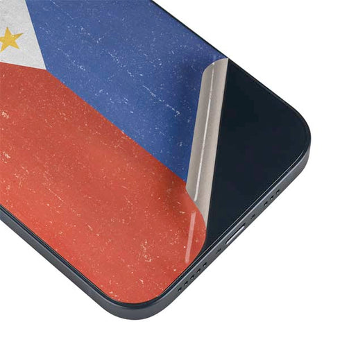 Philippines Flag Distressed iPhone 15 Plus Skin
